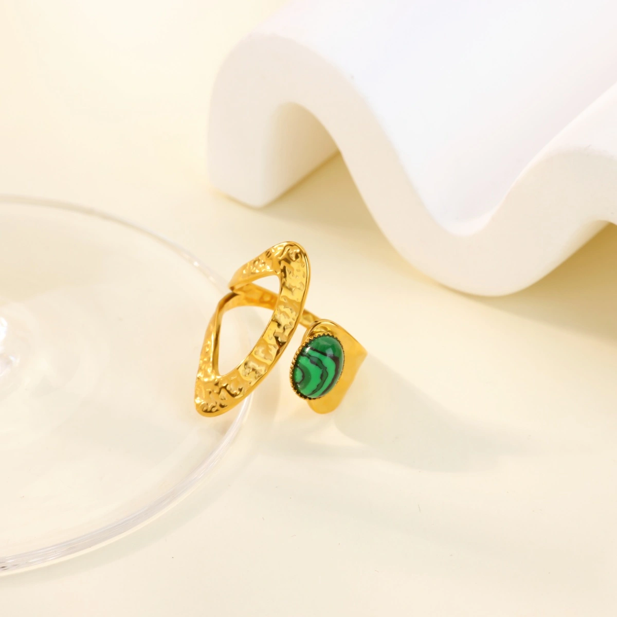 Stainless Steel Ring With A Premium Vintage Vibe For Women