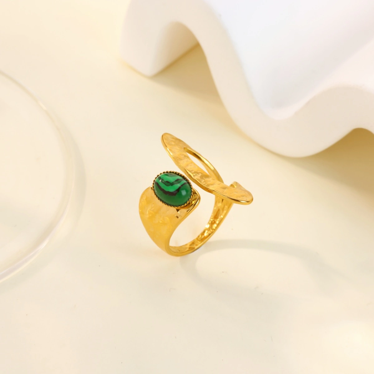 Stainless Steel Ring With A Premium Vintage Vibe For Women