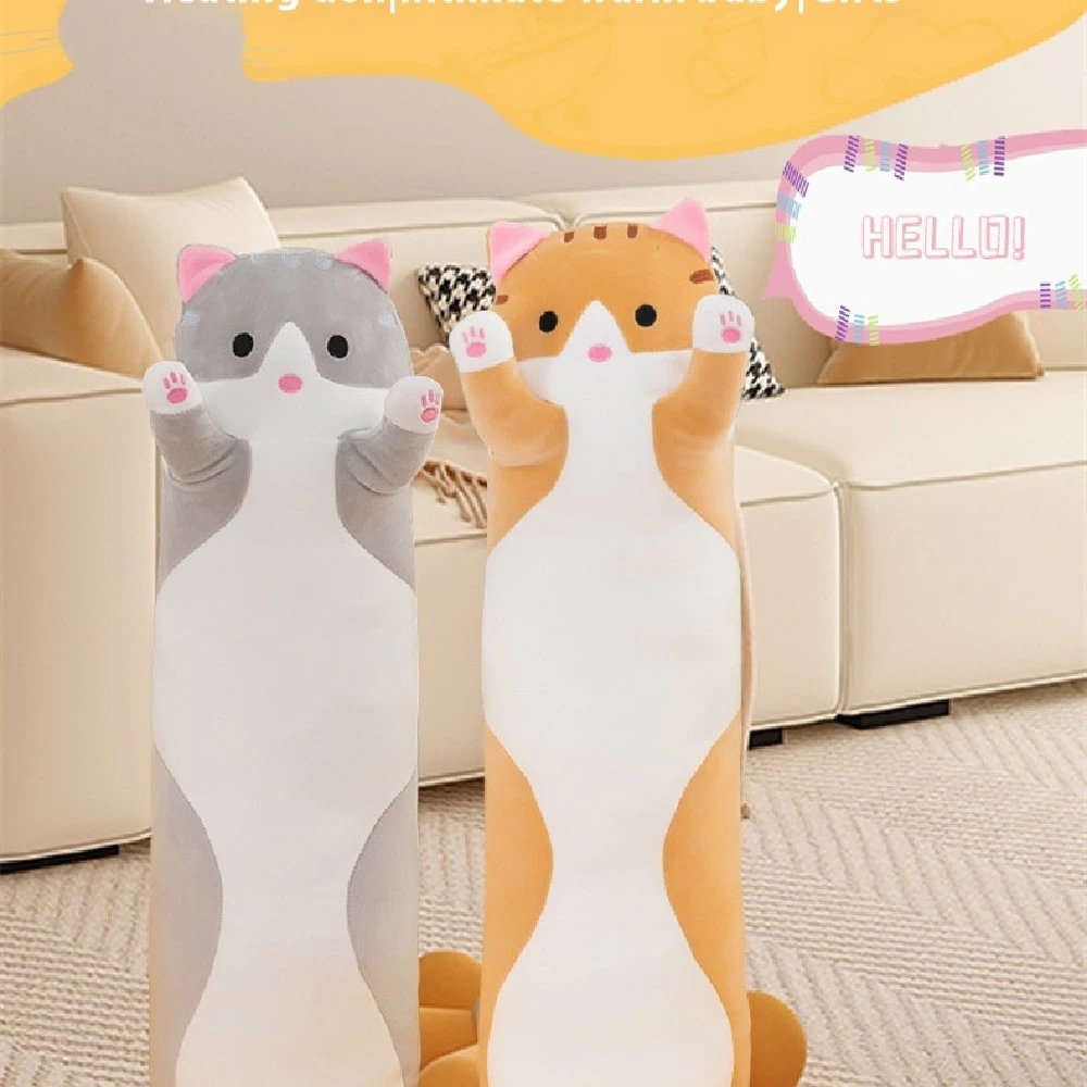 USB Hot Compress Long Leg Cat Heating Doll