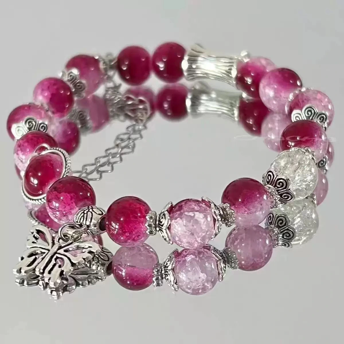 Street-stall Trendy Bracelet Non-repeating Styles Ultra-fairy DIY Glass-bead Design