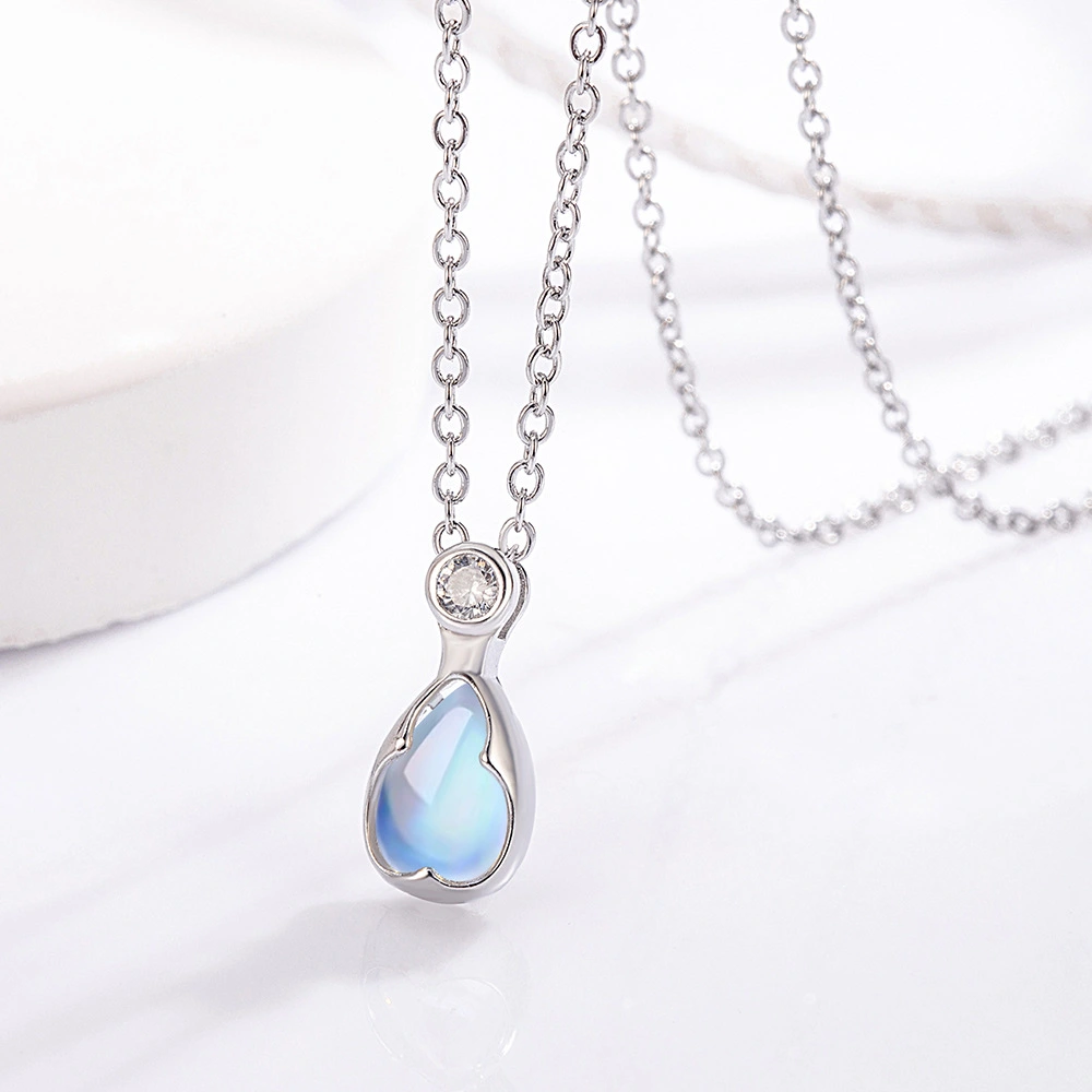 Simple And Stylish Teardrop-shaped Necklace For Women
