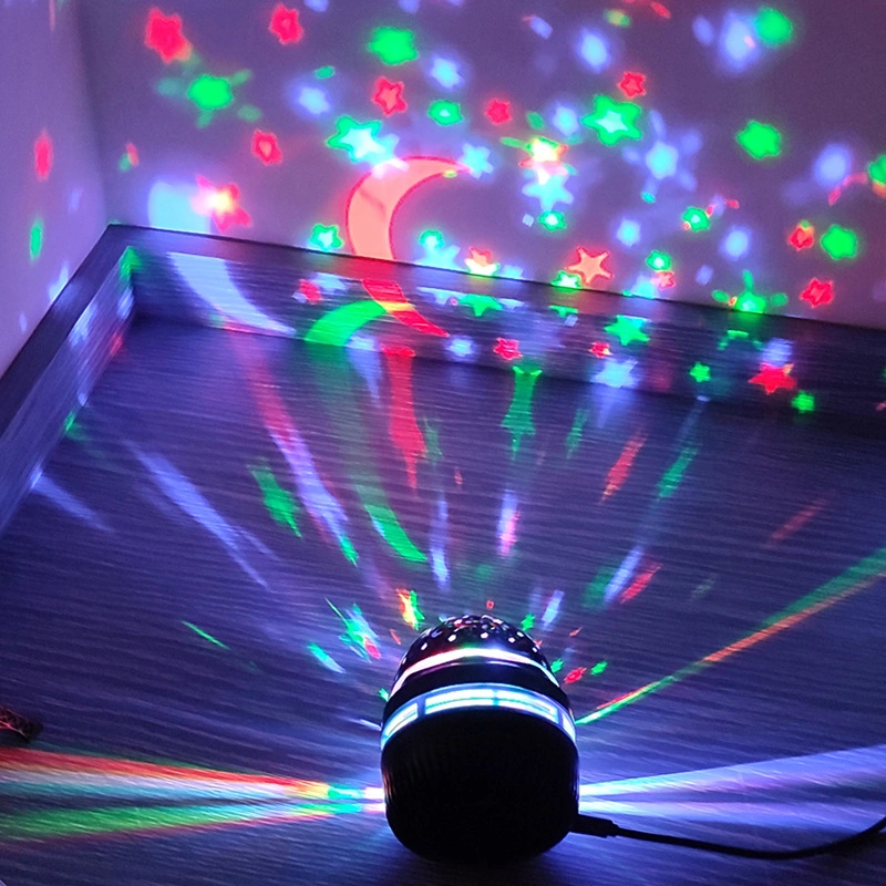 Northern Lights Water Ripple Starry Sky Projection Lamp Atmosphere Light Mini Magic Ball Color Lights
