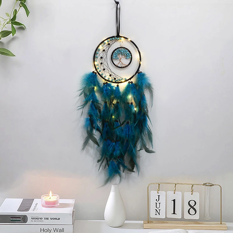 Lucky Tree Feather Home Decoration Dreamcatcher