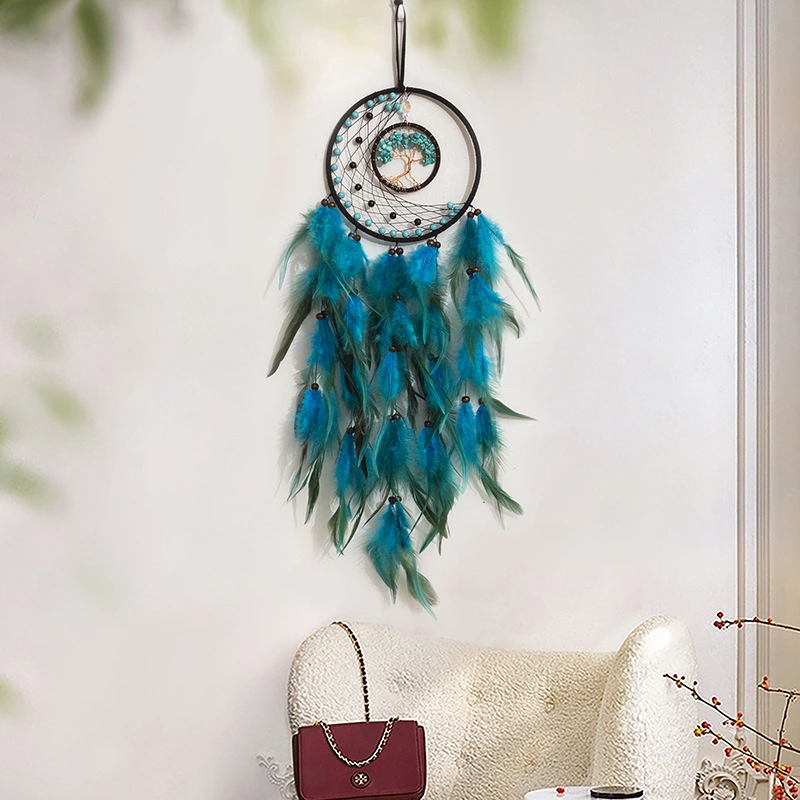 Lucky Tree Feather Home Decoration Dreamcatcher