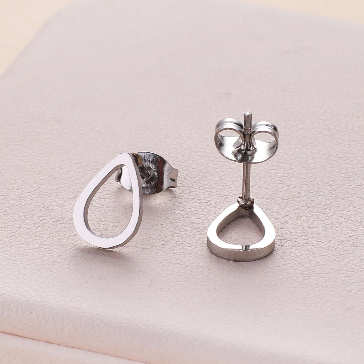 Stainless Steel Earrings For Women Fashion Simple Drop Shape