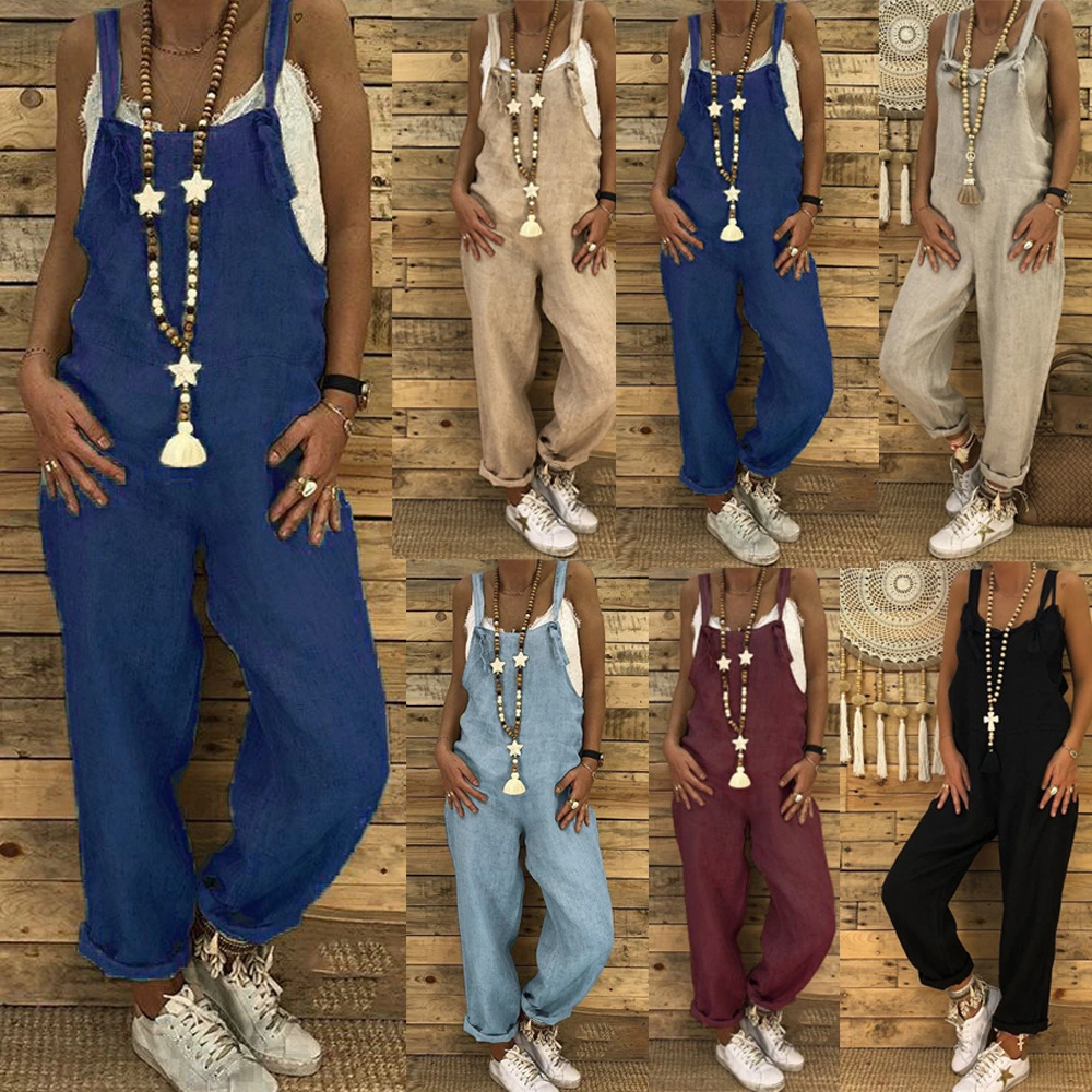 Ladies Suspender Jumpsuit