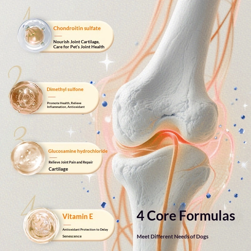 Shark Chondroitin Soft Granules Chewable Tablets For Hip Joint Development In Pet Dogs