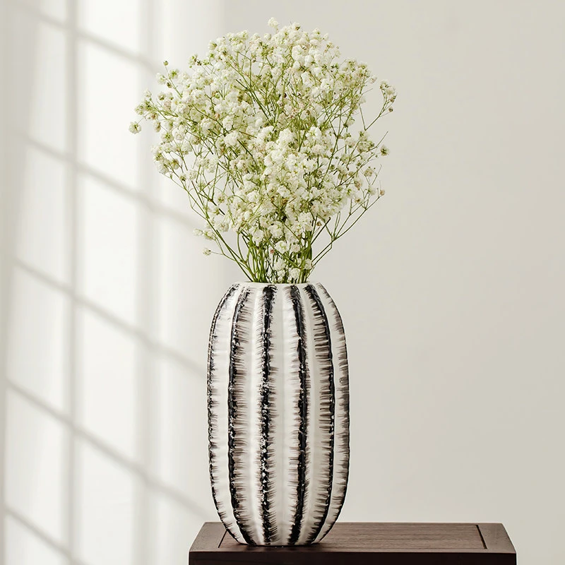 Creative Hand-Painted Ceramic Cactus Vase