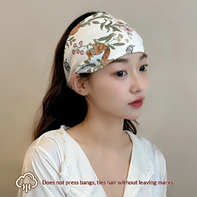 Double-layered Pure-cotton Forehead Guard And Windproof Headscarf For Pregnant And Postpartum Women