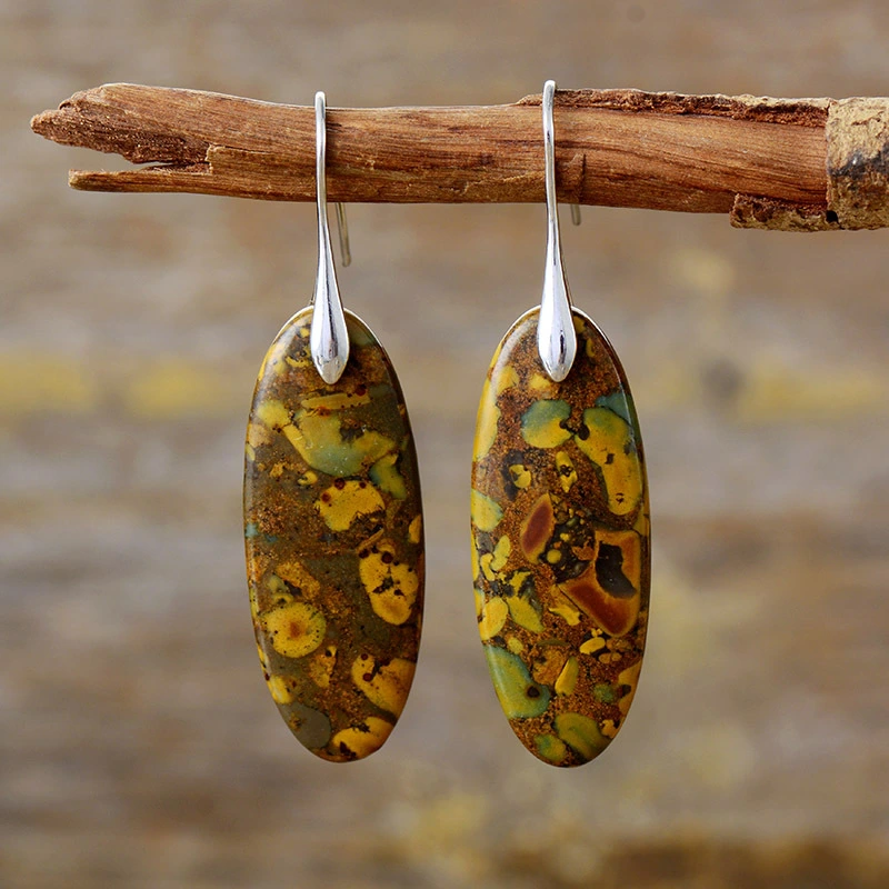 Bohemian Natural Stone Earrings For Women