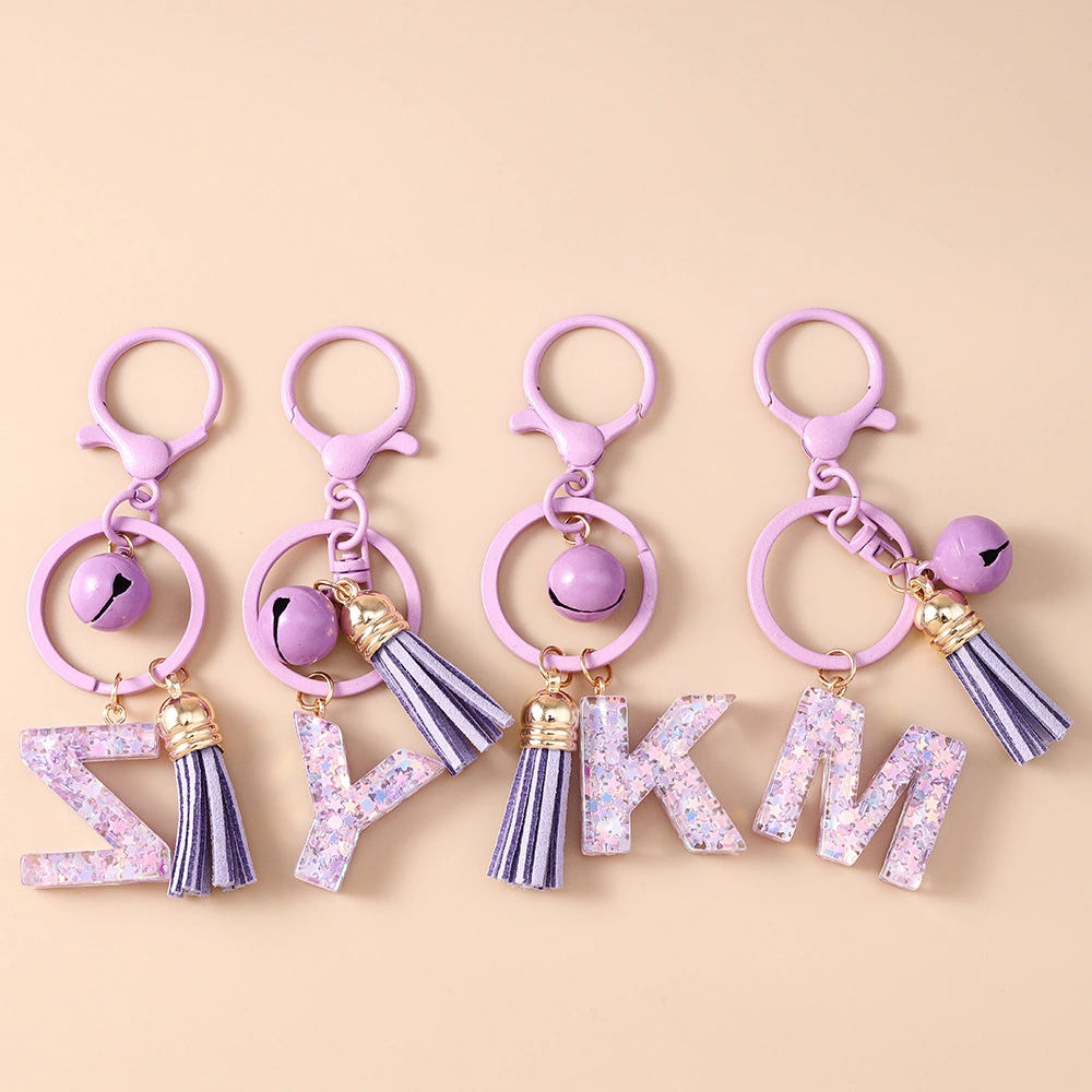 Fashionable Design Bell Tassel Keychain