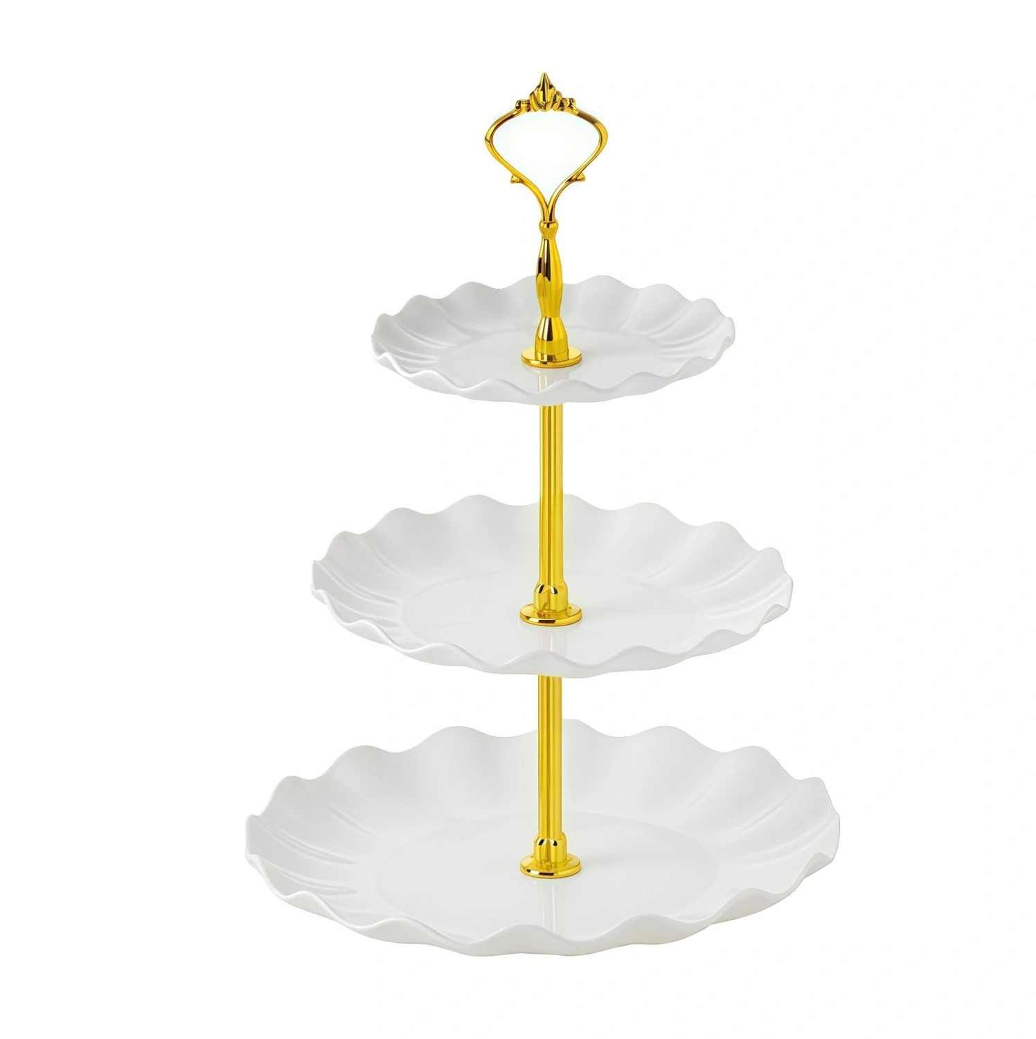 Front Desk Living Room Home Snack Plate High-End Light Luxury Multi-Tier Dried Fruit Tray