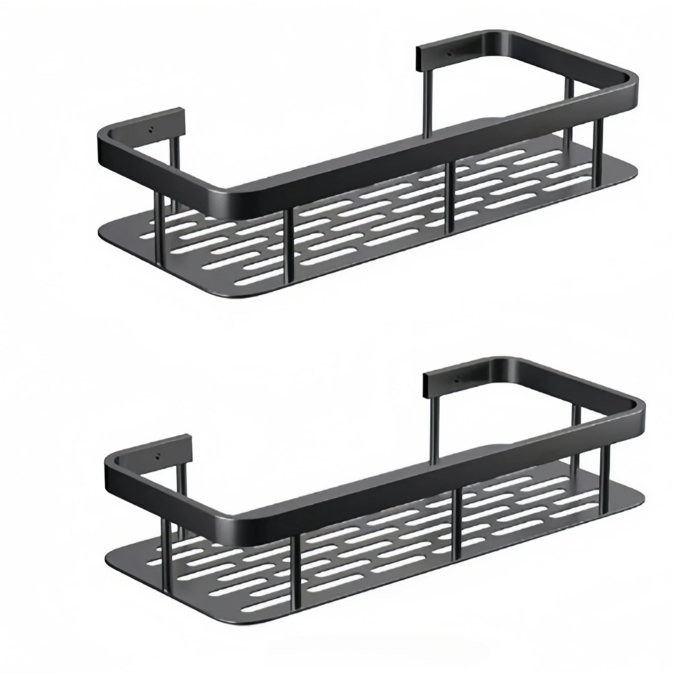 Square No-Drill Bathroom Shelf