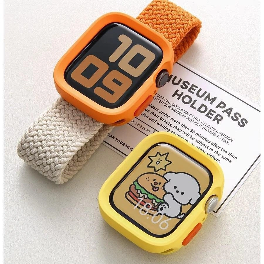 Frosted Protective Electroplated Watch Case