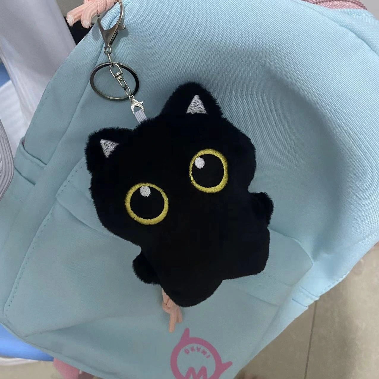 Black Cat Doll Plush Doll Pendant Cute