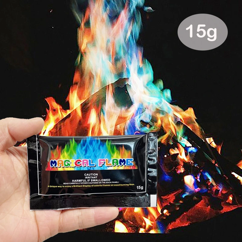 Colored Flame Powder Magic Toy Fire Party