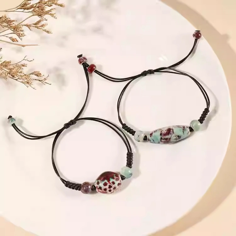 Handwoven Ceramic Princess Bead Bracelet