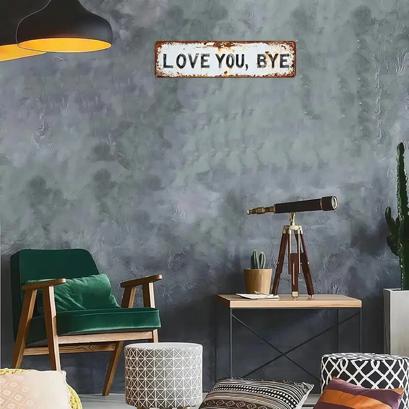 Practical Vintage Metal Wall Sign Decor