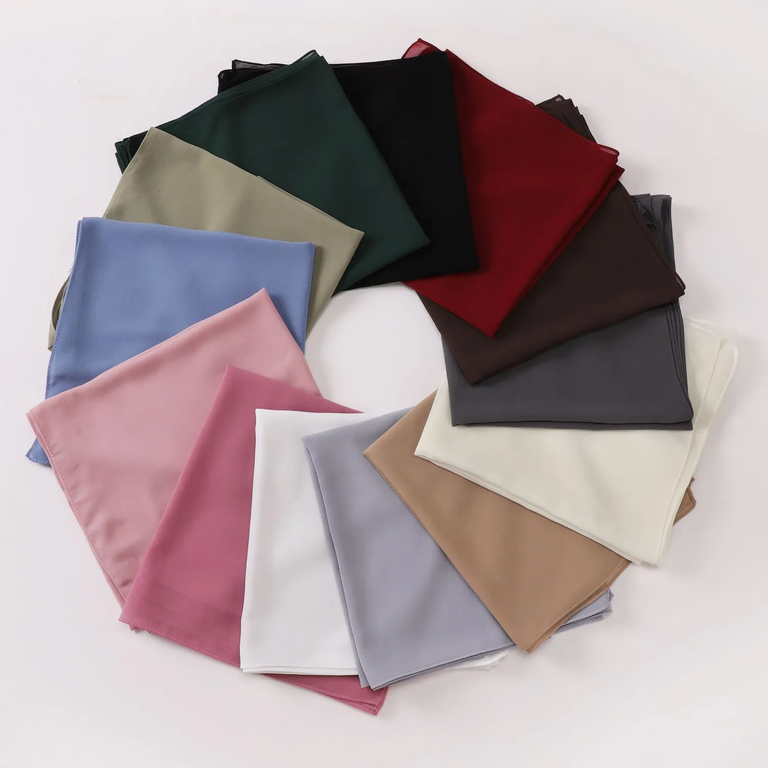 Pearl Chiffon Square Scarf Middle East