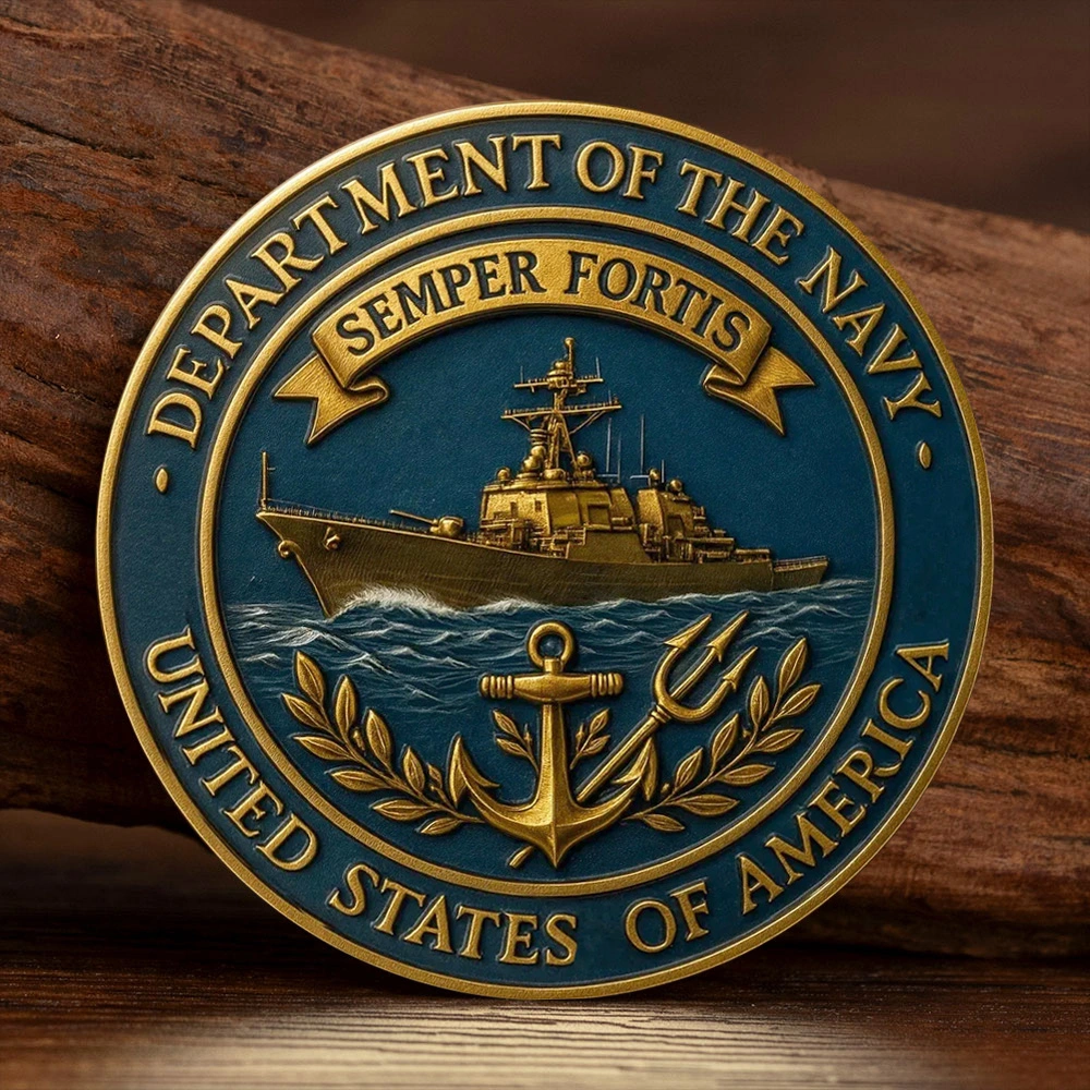 Bourbon Commemorative Coin Metal Craft Souvenir