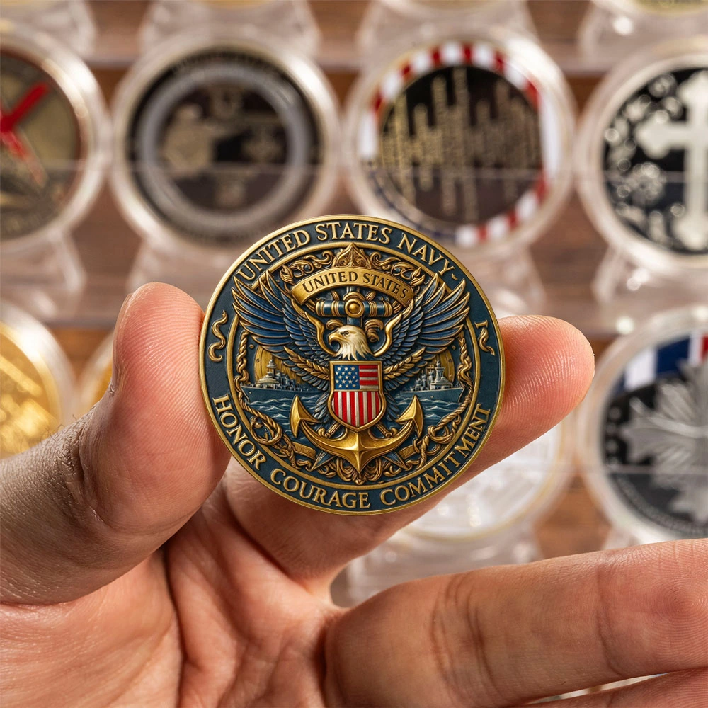 Bourbon Commemorative Coin Metal Craft Souvenir