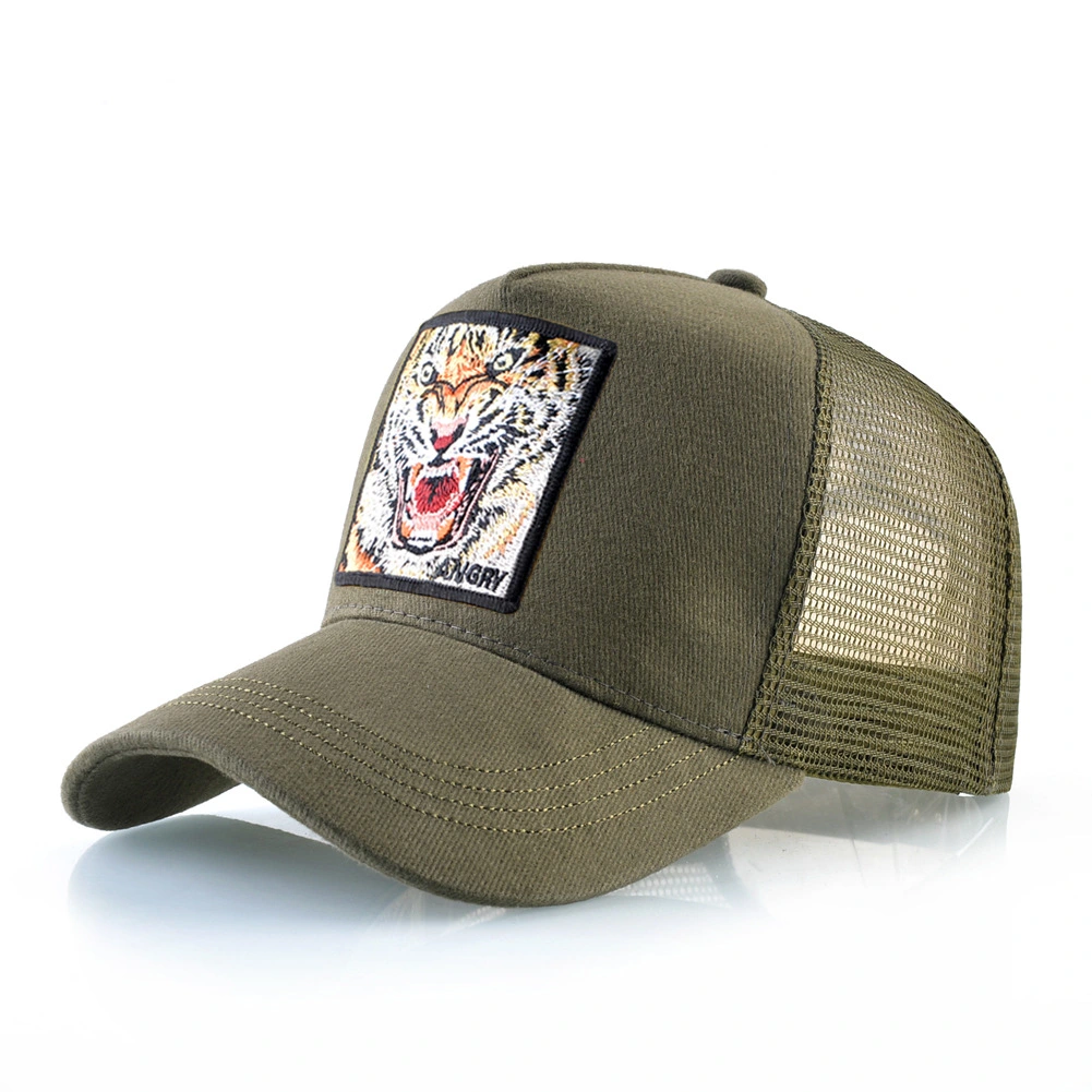Simple Breathable Baseball Cap With Animal Embroidery