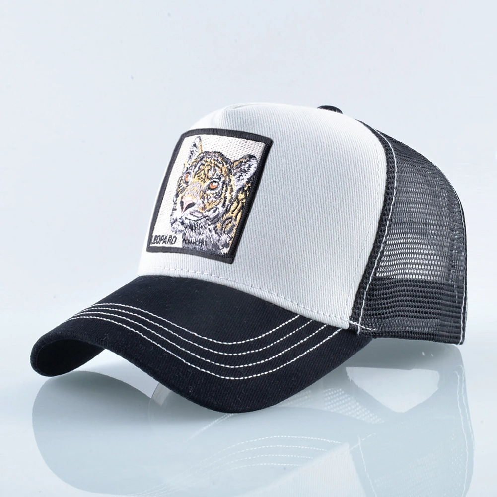 Simple Breathable Baseball Cap With Animal Embroidery