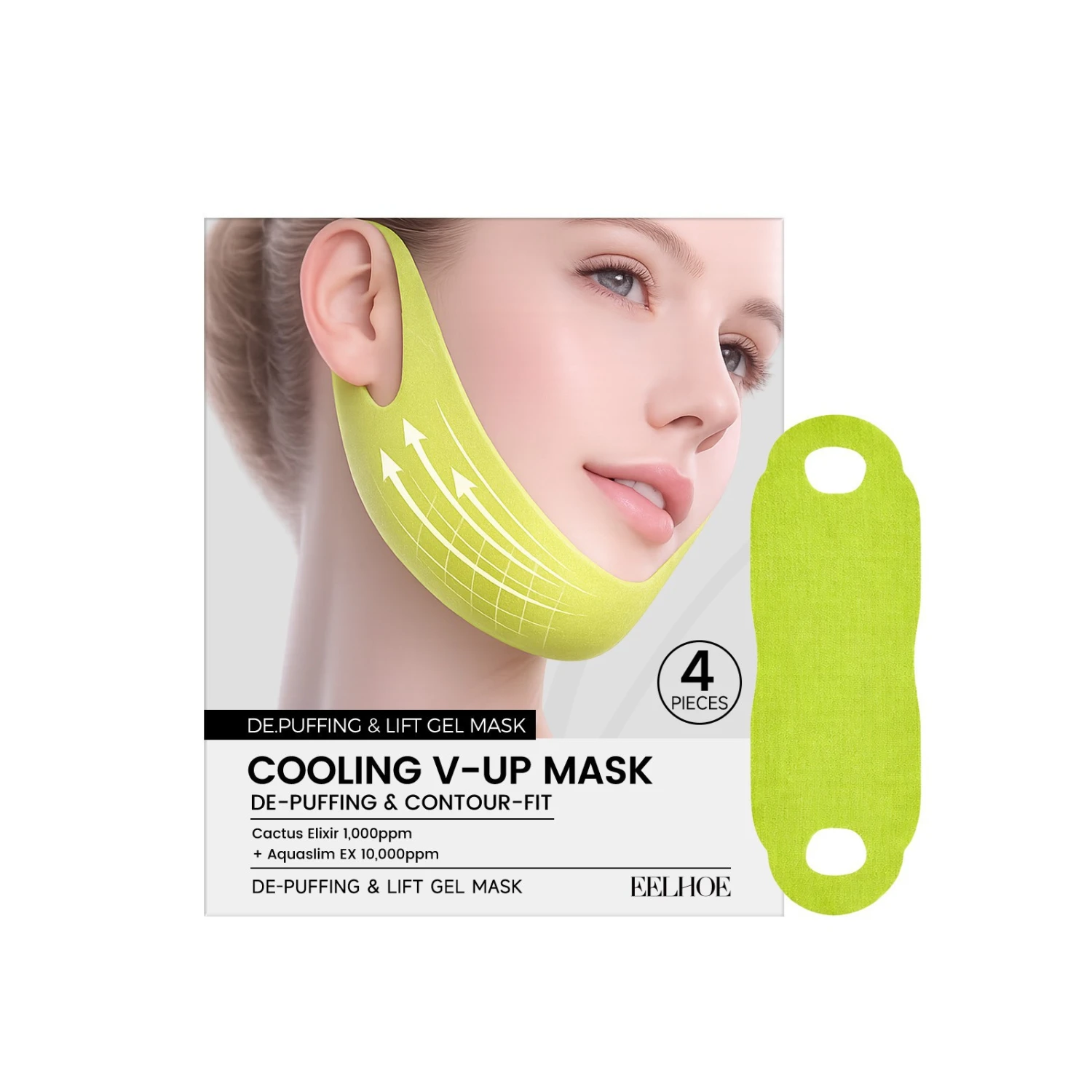 EELHOE 3D Hydrating Facial Mask That Deeply Moisturizes And Adheres Closely To The Skin