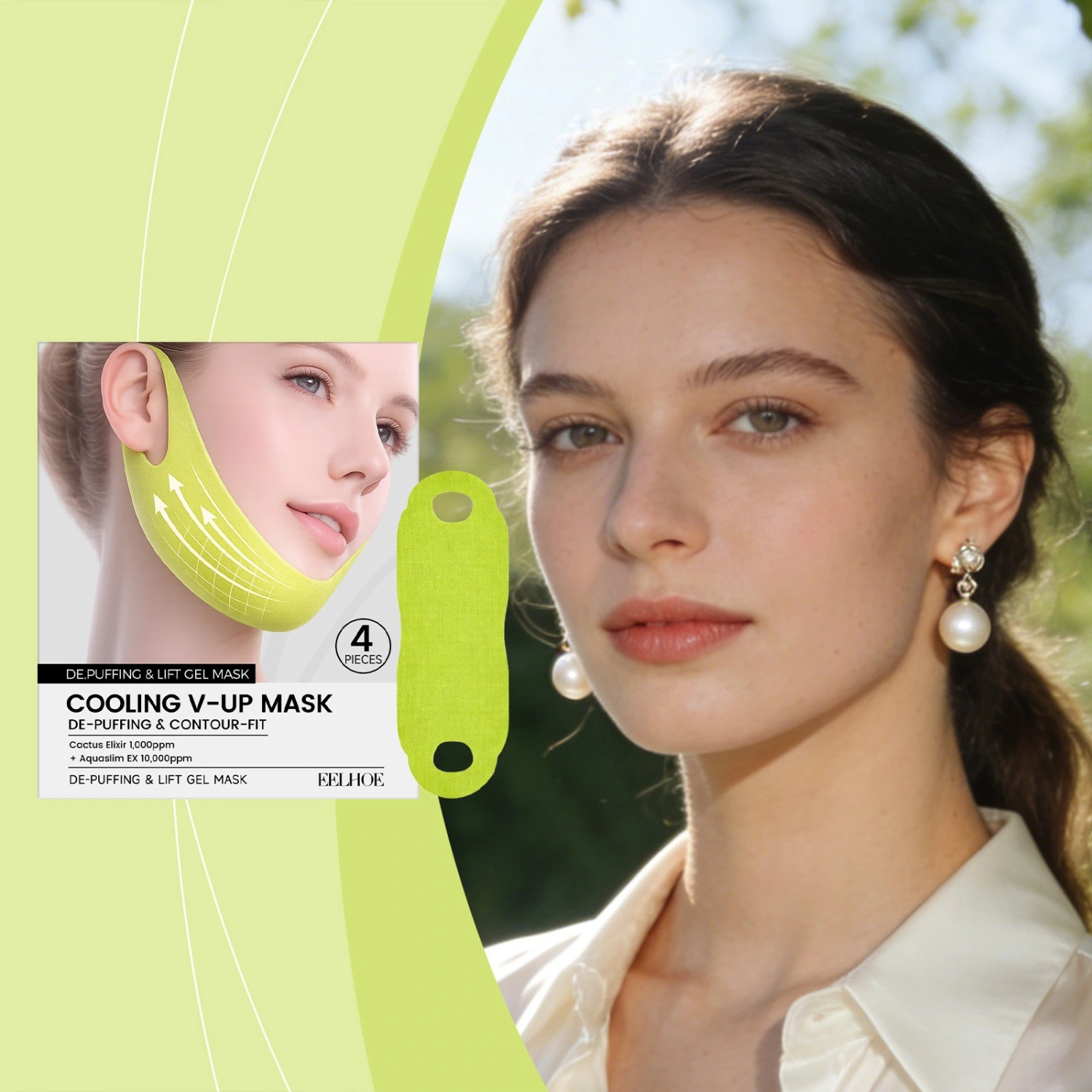 EELHOE 3D Hydrating Facial Mask That Deeply Moisturizes And Adheres Closely To The Skin