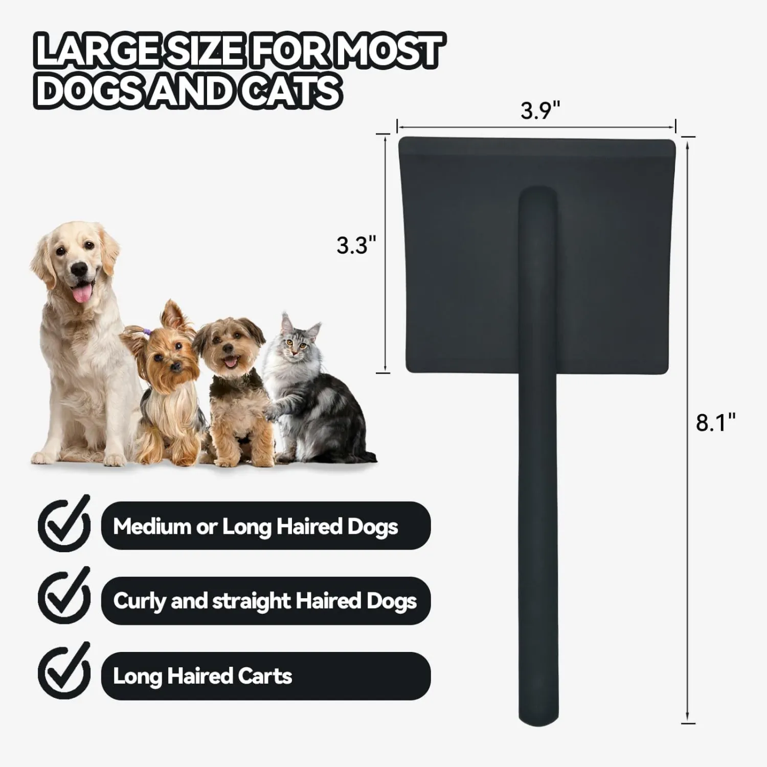 Dedicated Deshedding Comb For Medium To Large Dogs