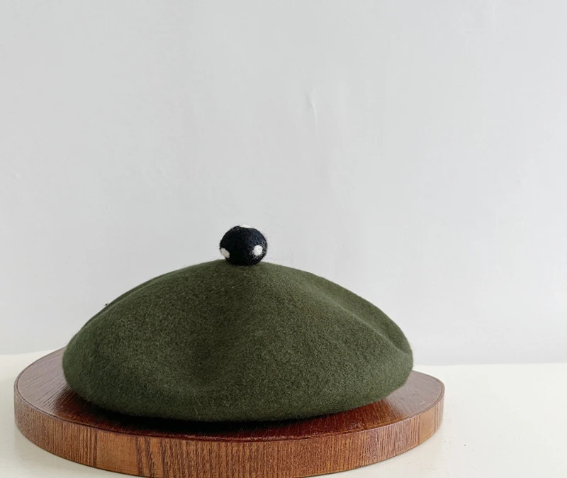 High-Quality Wool Beret Womens Wool Felt Painters Cap