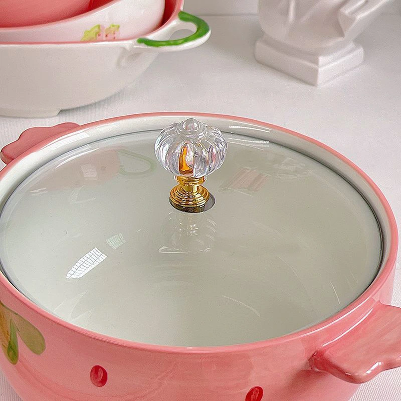 Instant Noodle Bowl With Lid For Dorms Personal-use Bowl For Student Dorm Rooms