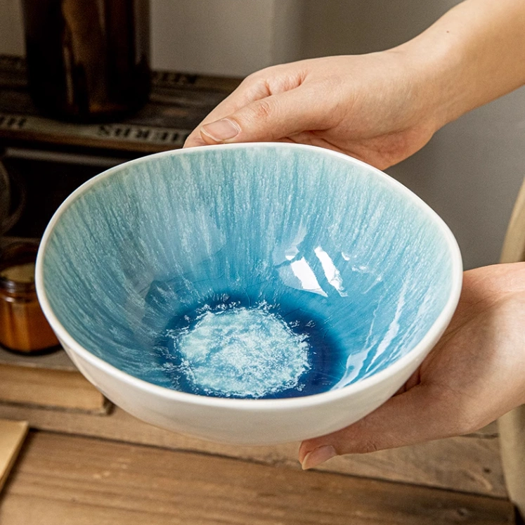Meal Bowl Special-shaped Ceramics Salad Bowl