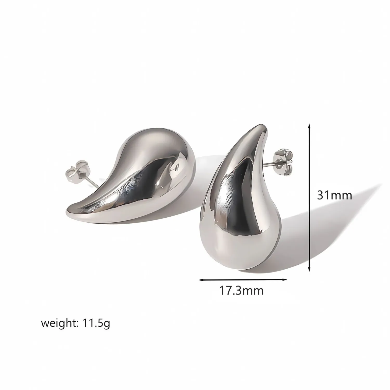 18K Gold Stainless Steel Earrings That Wont Fade