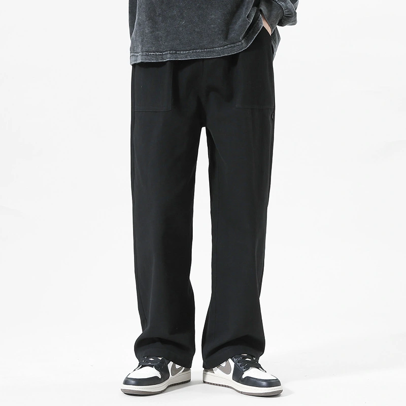 High-street Loose Straight-leg Wide-leg Pants Mens