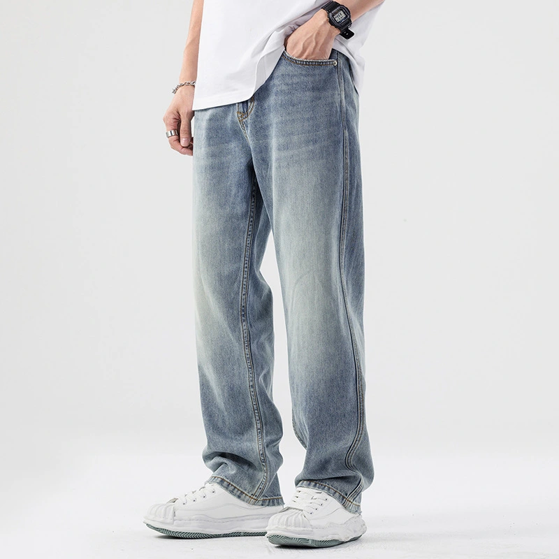Loose Straight High Street All-match Wide Leg Casual Trousers