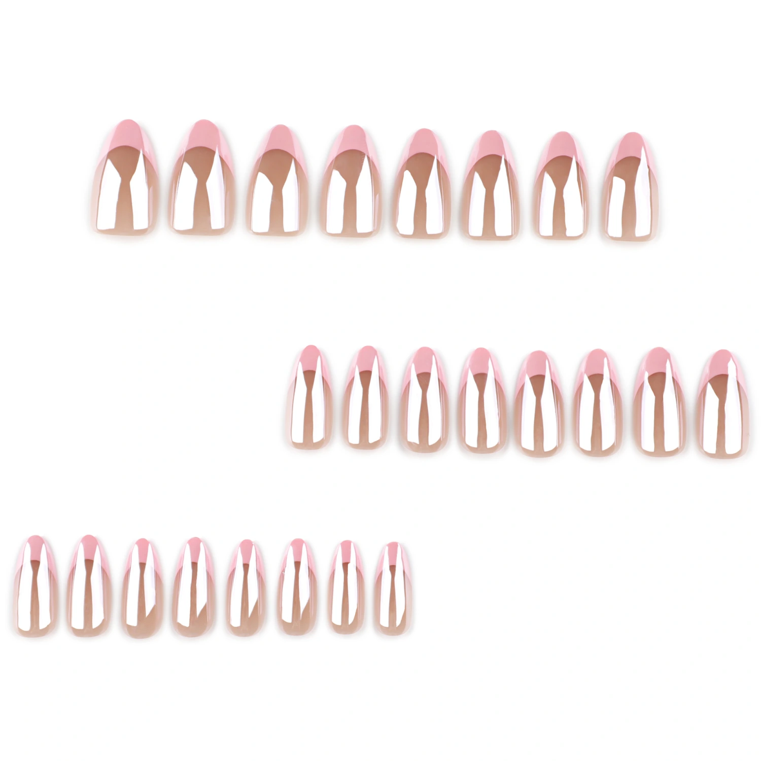 French Pink Coated European And American Style Wearable Nails