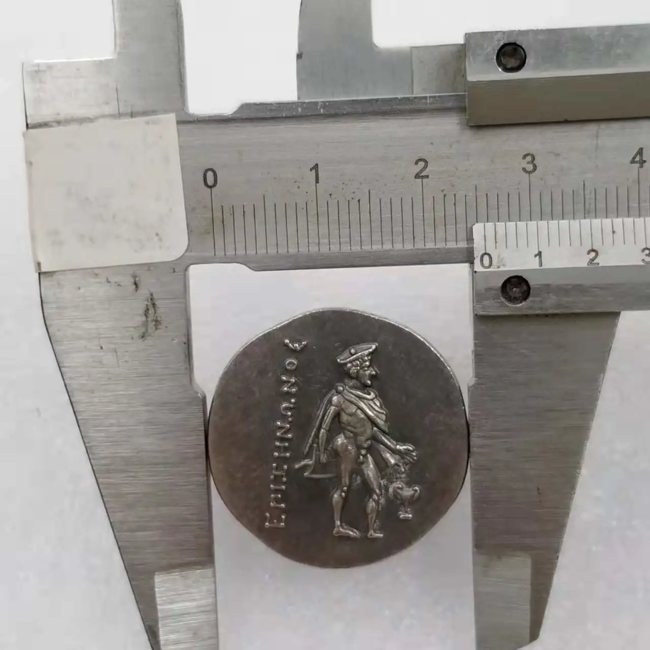 Antique-style Craft Item Greek Coin With Copper Plating