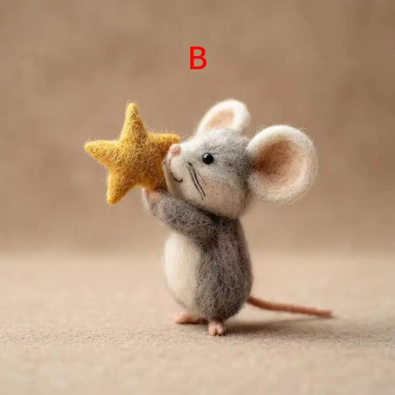 Cross-border Finished Wool Felt DIY Five-pointed Star Mouse
