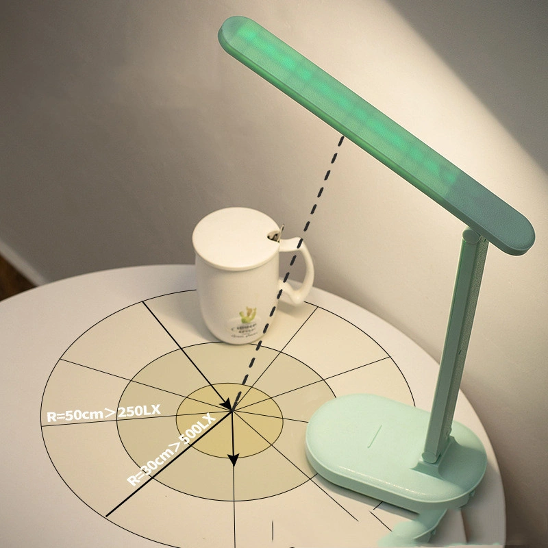 Three-speed Color Temperature Stepless Dimming USB Charging Learning Reading Lamp