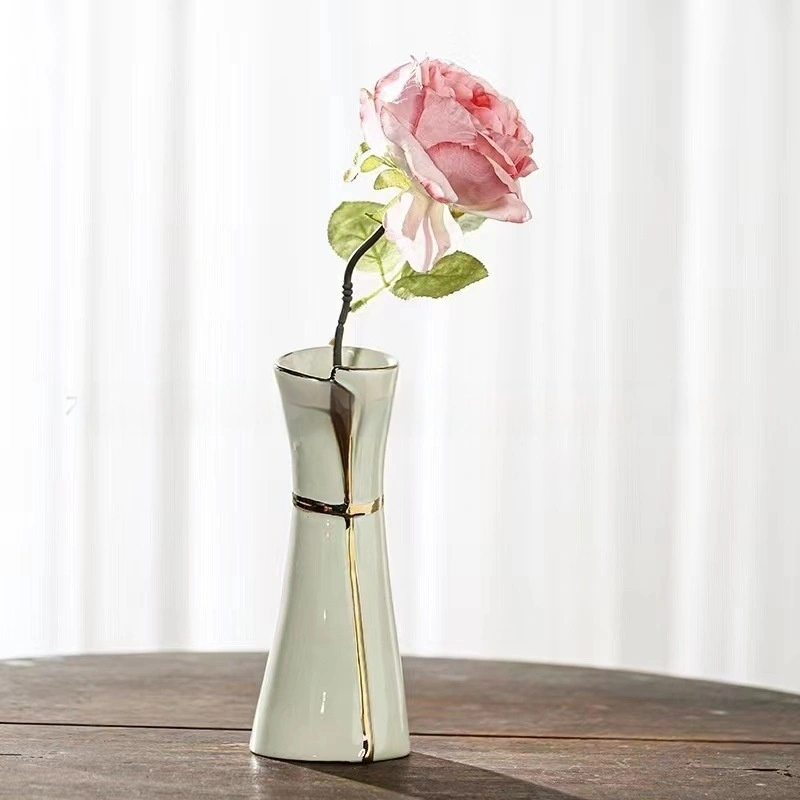 Ceramic European-style Retro Flower Arrangement Simple Chinese Porcelain Vase Ornament