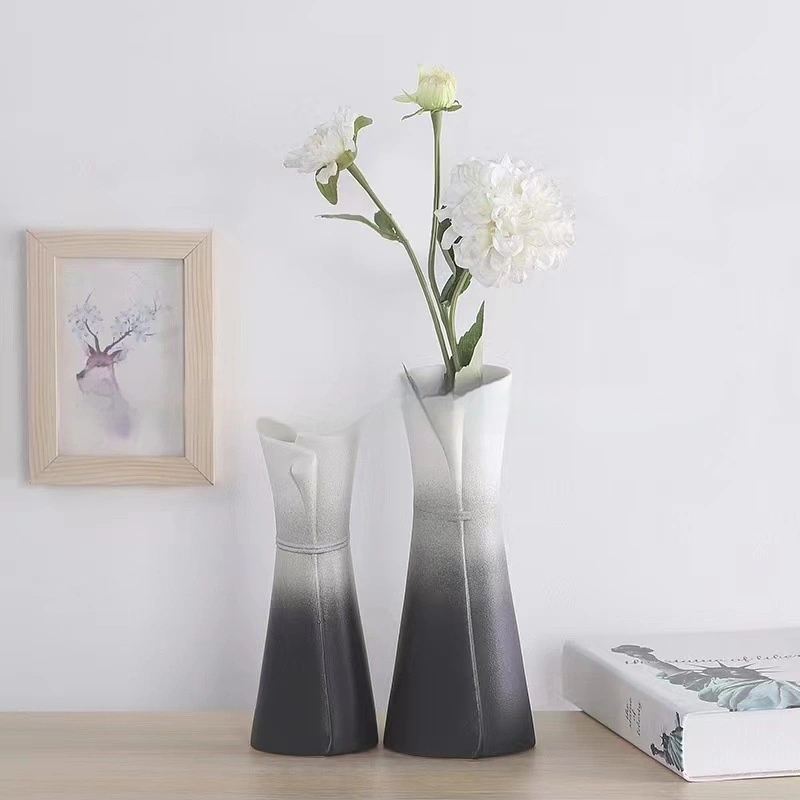 Ceramic European-style Retro Flower Arrangement Simple Chinese Porcelain Vase Ornament