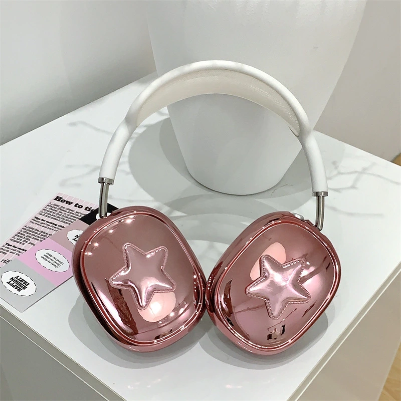 Ins-plated 3D Star shaped Earphone Case
