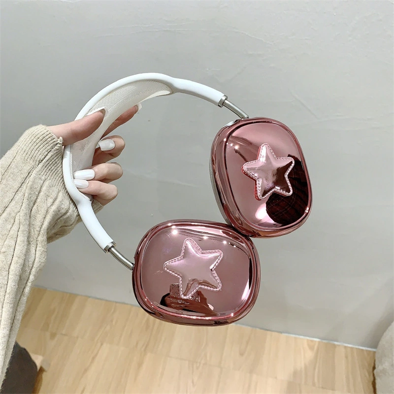 Ins-plated 3D Star shaped Earphone Case
