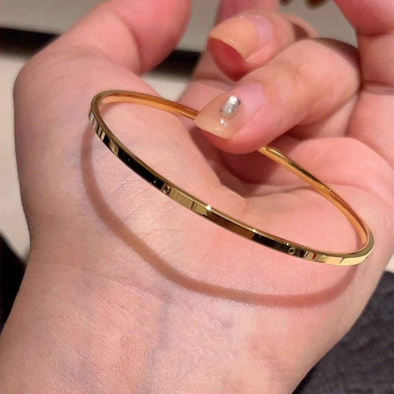 European And American-style Titanium Steel Bracelet That Wont Fade