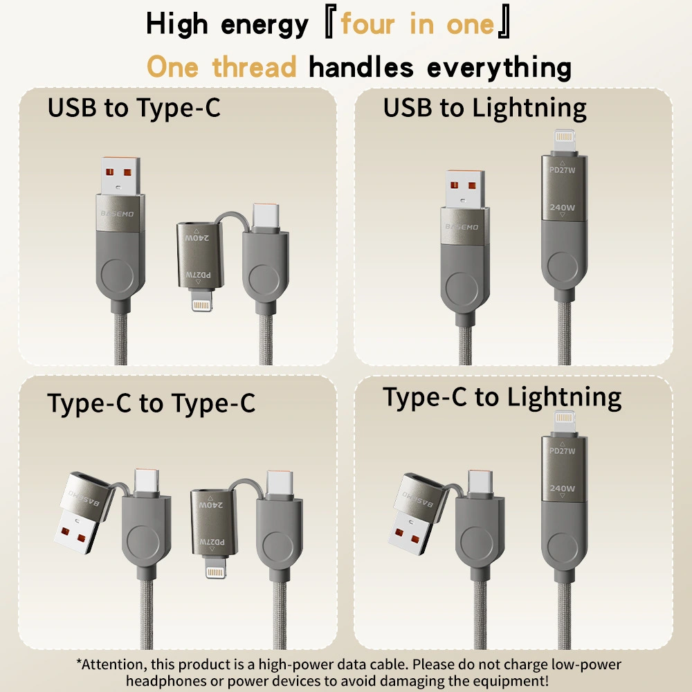 PD Fast Charging 16-Strand Fast Charging Data Cable