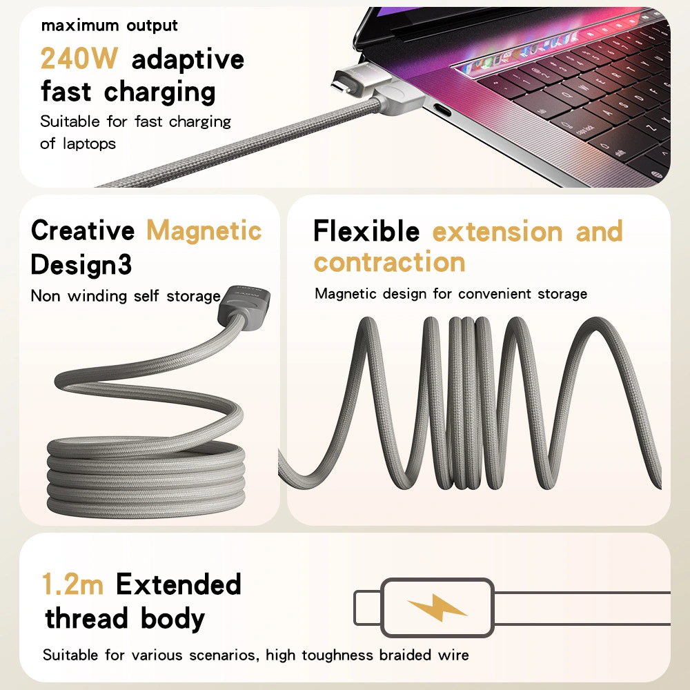 PD Fast Charging 16-Strand Fast Charging Data Cable
