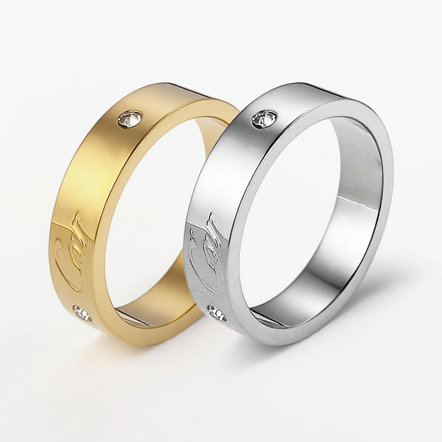 Ring That Doesnt Fade, Jewelry With Diamond-like Cubic Zirconia In A Row