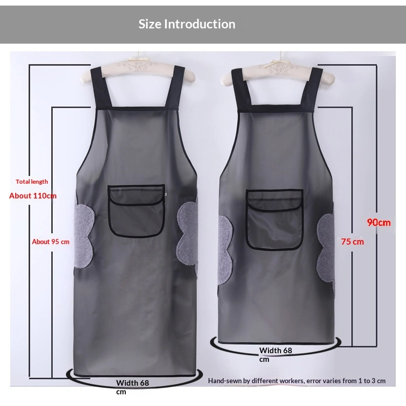 Semi-transparent Adult TPU Waterproof And Oil-resistant Apron