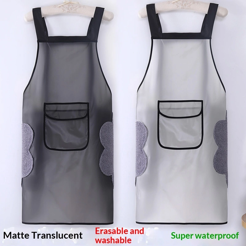 Semi-transparent Adult TPU Waterproof And Oil-resistant Apron